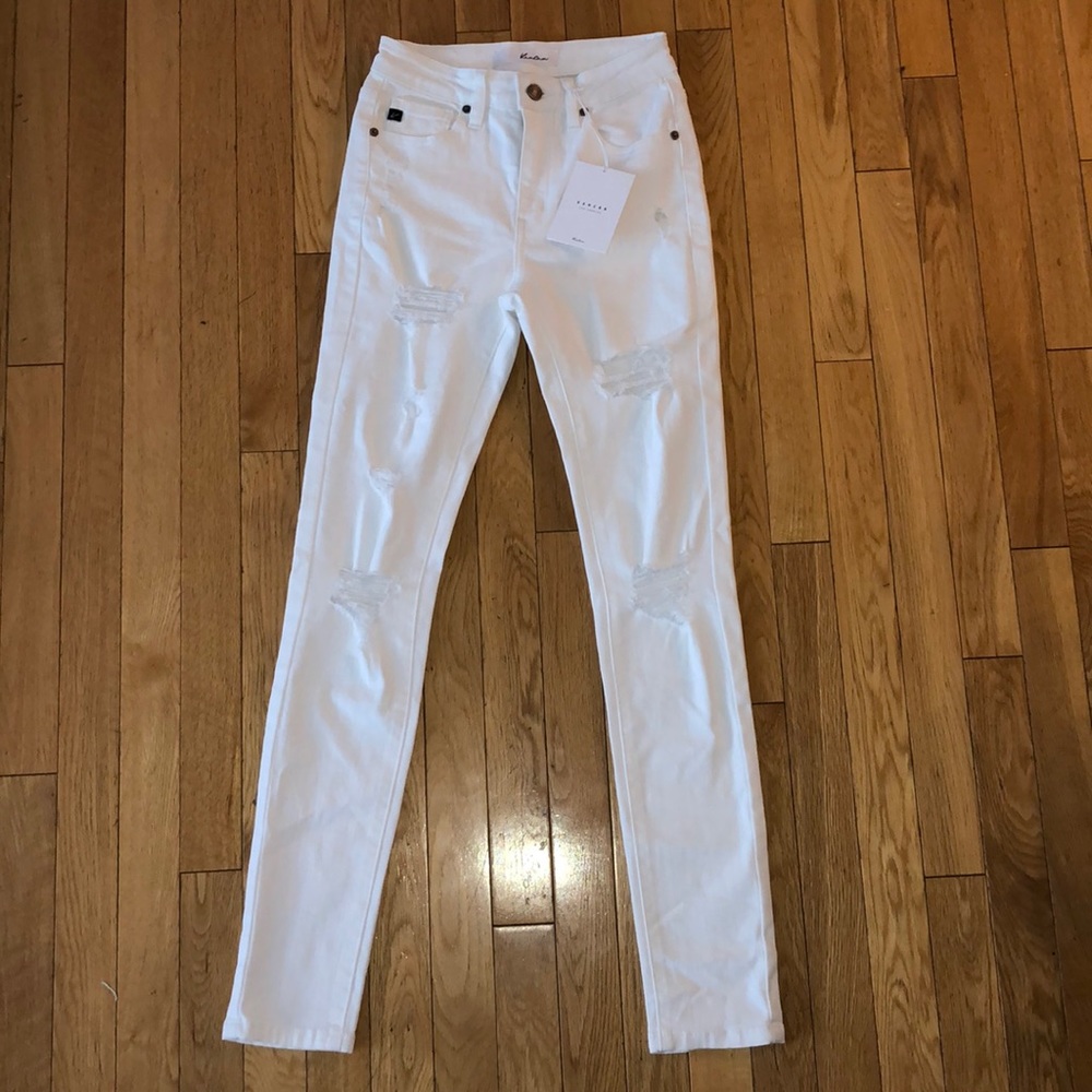 White Ripped Jeans